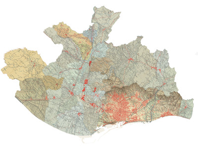 Mapa de minutes municipals dels inicis del segle XX