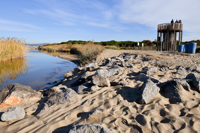Imatge de la platja de Viladecans
