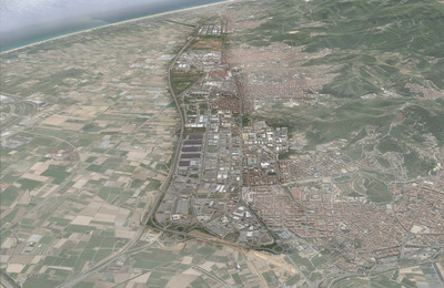 Estudi d'oportunitats de millora dels SAE del Delta del Llobregat Foto aèria Àmbit C-32