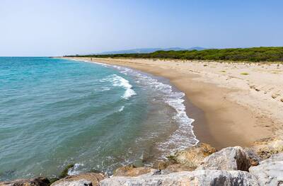 Imatge de la platja de Viladecans