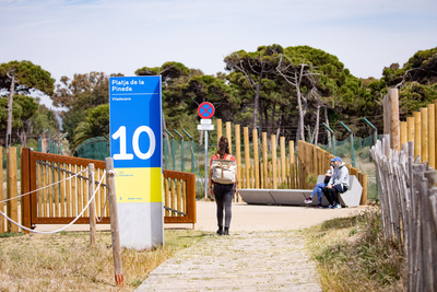 Imatge de la platja de Viladecans