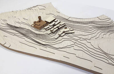 Vista general (no vinculant) de la maqueta de l’estudi d’ordenació Vista general (no vinculant) de la maqueta de l’estudi d’ordenació