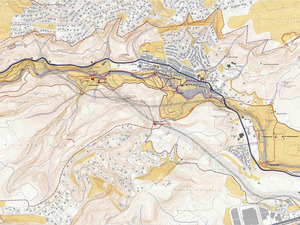 Xarxa viària principal, camins, corriols  i pistes forestals