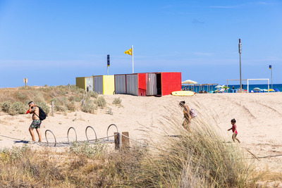 Imatge de la platja de Viladecans