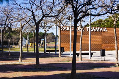 Entrada al parc del Tramvia