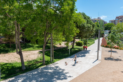 Imatge d'un dels camins del parc