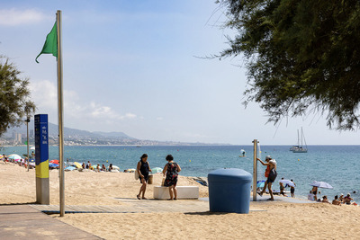 Imatge de la platja de Badalona