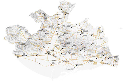 00_vies_patrimonials Mapa del primer armat viari de l'AMB