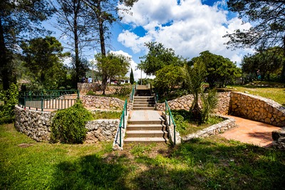 Zona de passeig del parc