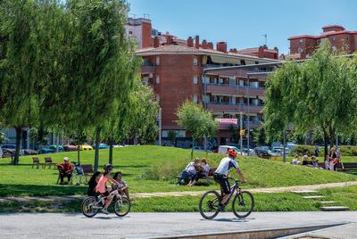 Bicicletes al parc