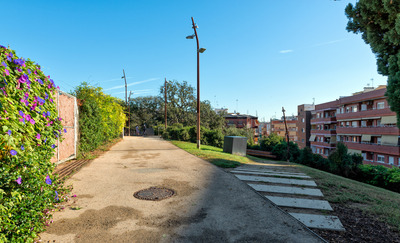 Imatge d'un dels accessos del parc