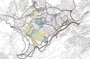 Estructura urbana dels nuclis centrals de Corbera de Llobregat Estructura urbana dels nuclis centrals de Corbera de Llobregat