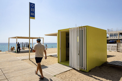 Imatge de la platja de Badalona