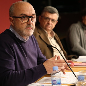 Salvador Milà durant la presentació