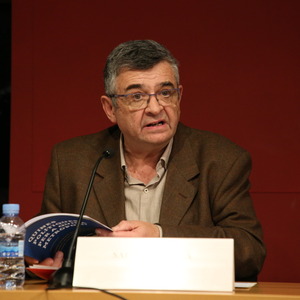 Salvador Milà durant la presentació