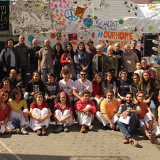 Foto de grup d'una de les activitats del projecte