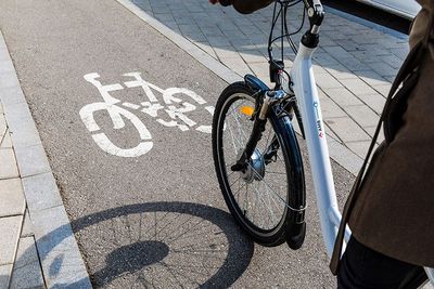 Bicicleta por carril bici