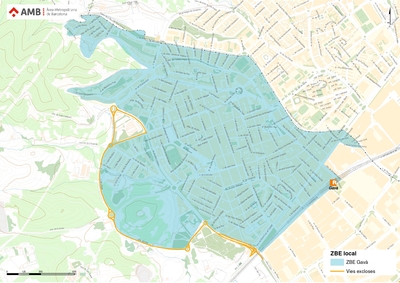 Mapa zona ZBR