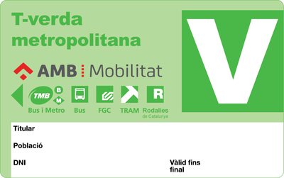 Targeta verda metropolitana