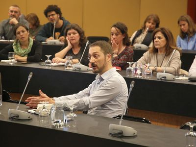 Un dels participants al seminari