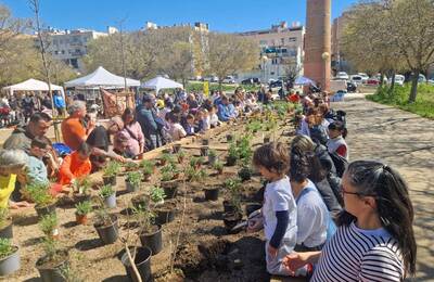 Inauguració del jardí de papallones