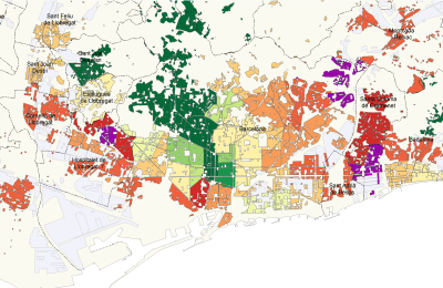 Mapa distribució