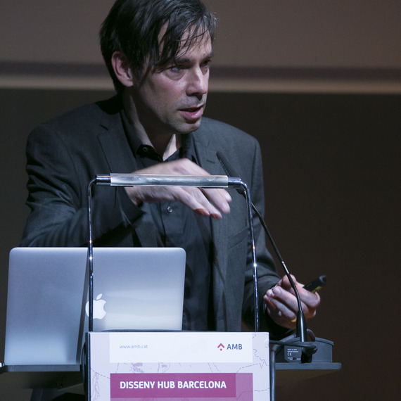 Jacob Van Rijs durant la seva ponència al 6è workshop del PDU