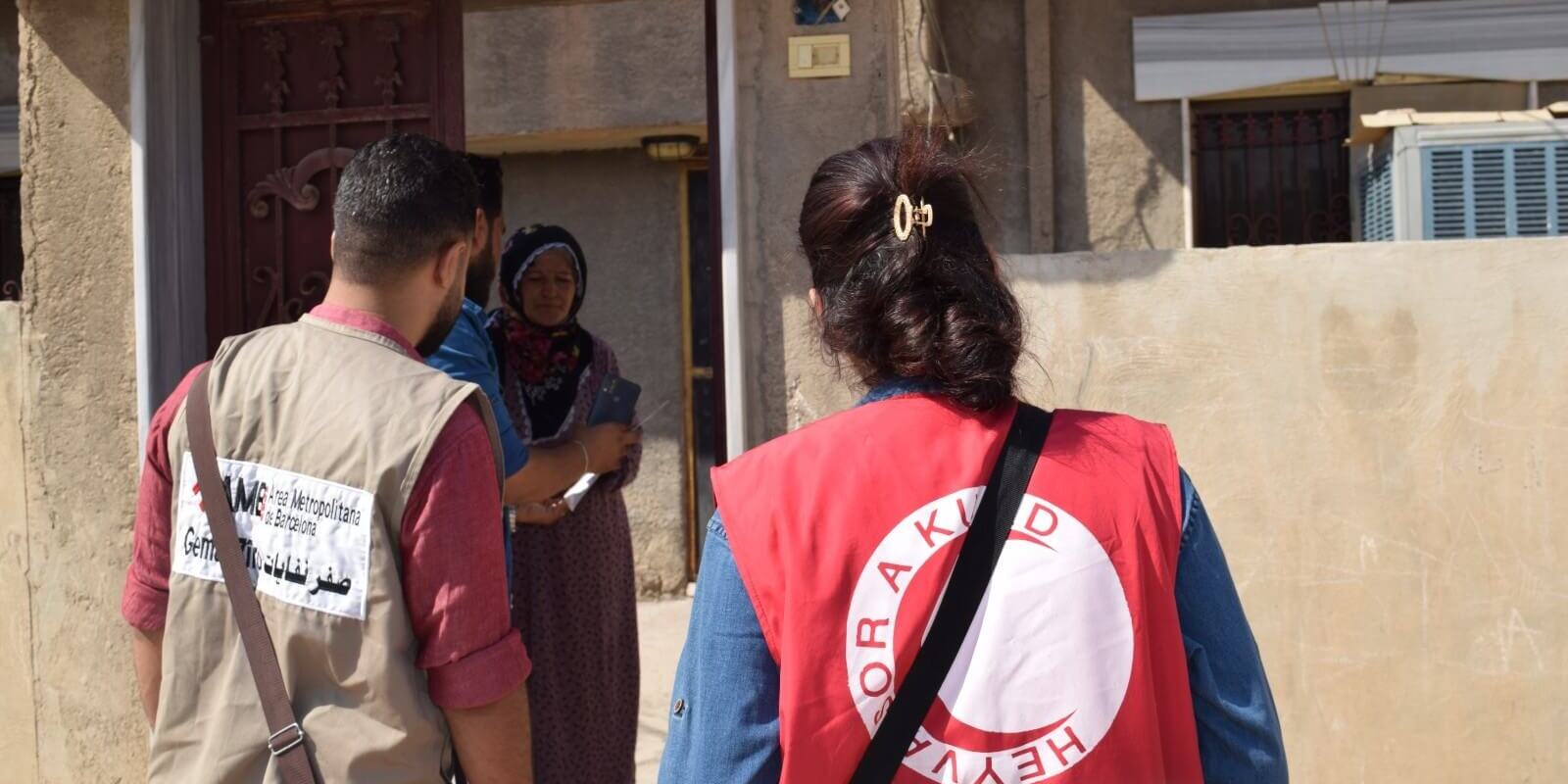 Grup d'assistència visita una llar