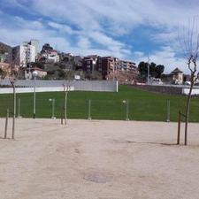 Obres al parc de Can Zam