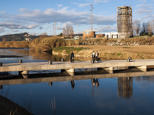 Passera sobre el riu Llobregat