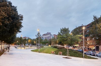 L'espai amb il·luminació nocturna