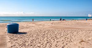 Imatge de les platges del Prat Llobregat