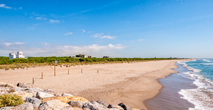 Imatge de les platges del Prat Llobregat