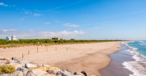 Imatge de les platges del Prat Llobregat