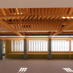 Render vista interior de l'edifici
