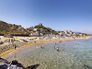 Imatge de la platja de Montgat