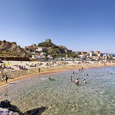 Imatge de la platja de Montgat