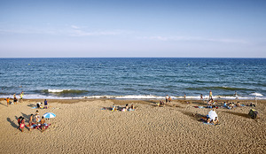 Imatge de les platges del Prat Llobregat