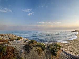 Imatge de la platja de Viladecans