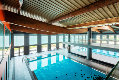 Vista de la piscina petita