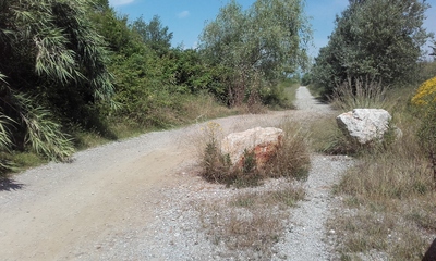 Aiguabarreig de la riera de Rubí i el Llobregat