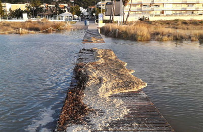 Afectacions a les platges pel temporal marítim