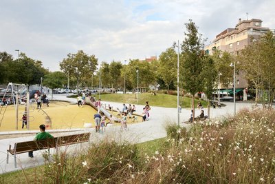Zona infantil del nou equipament