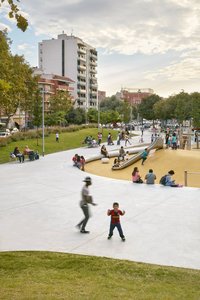 Un dels espais del nou equipament al carrer Verdi