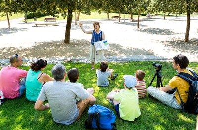 Activitat al parc de Bellvitge