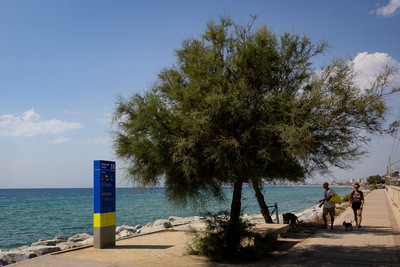 Imatge de la platja de Montgat