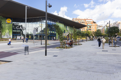 Render a la nova plaça decorativa