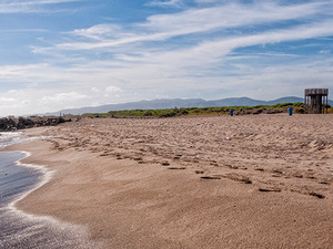 Imatge de la platja de Viladecans