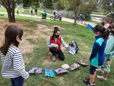 Una activitat al parc del Riu