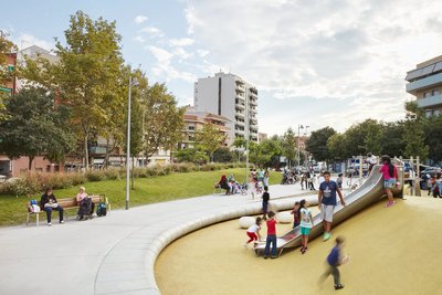 Zona infantil del nou equipament